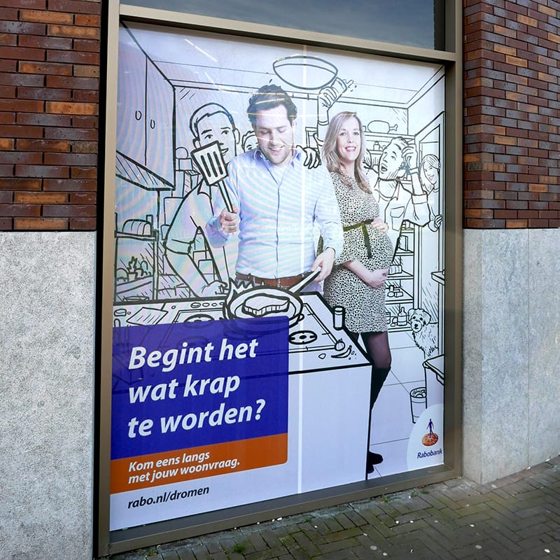 Rabobank op gevel